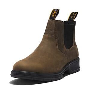Timberland Pro Mens Nashoba EH Composite Toe Work Boots 7.5 Brown WP EUC